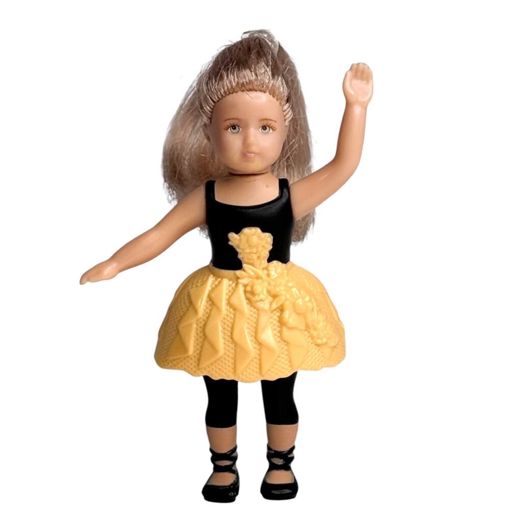 American Girl Isabelle Mini Pocket Doll 3.5" Performance McDonalds HappyMeal Toy